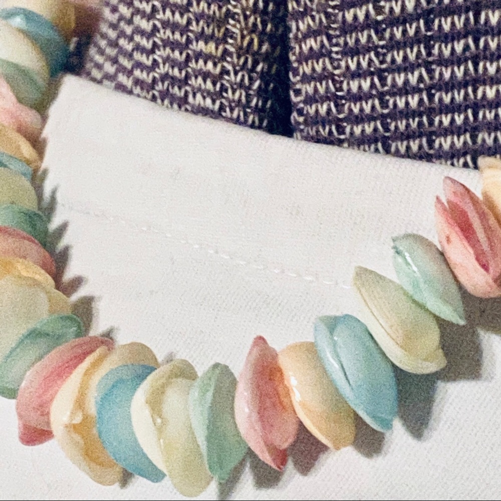Vintage Boho Candy Shell Necklace